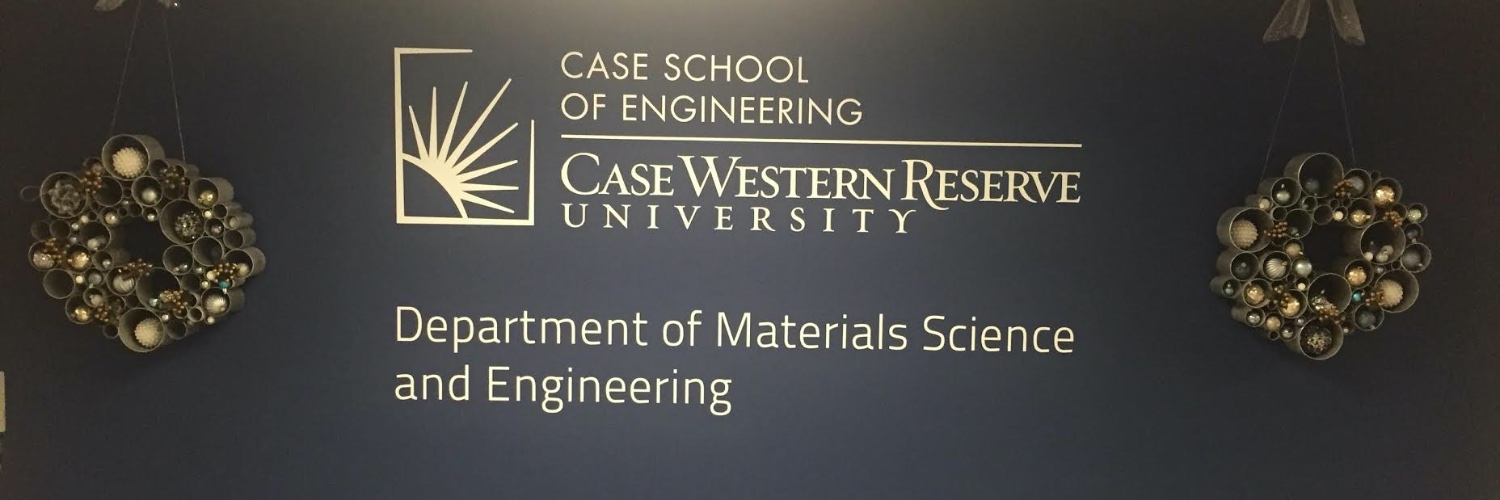 Materials Science & Engineering at CWRU Profile Banner