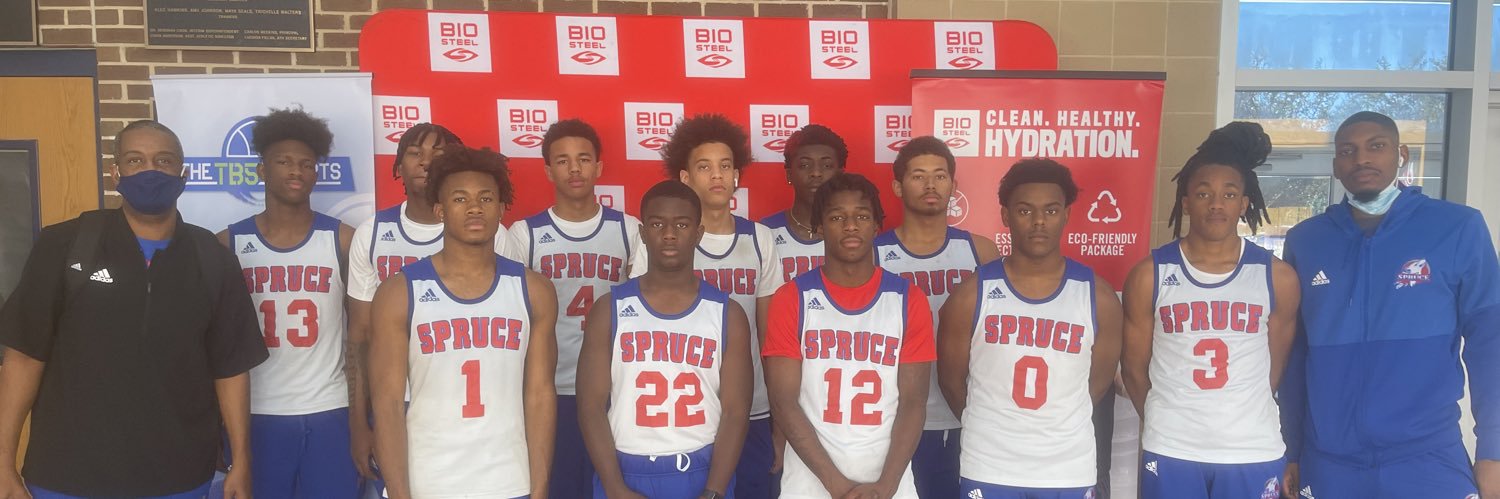 Spruce Timberwolves Basketball banner