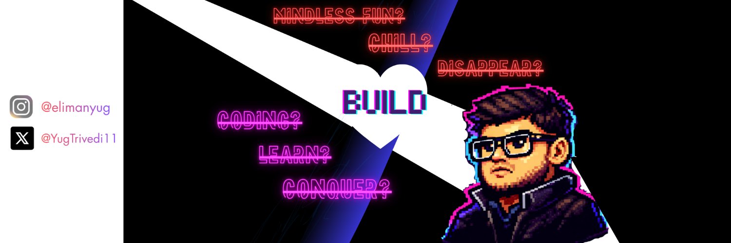 YugTrivedi11's profile banner image