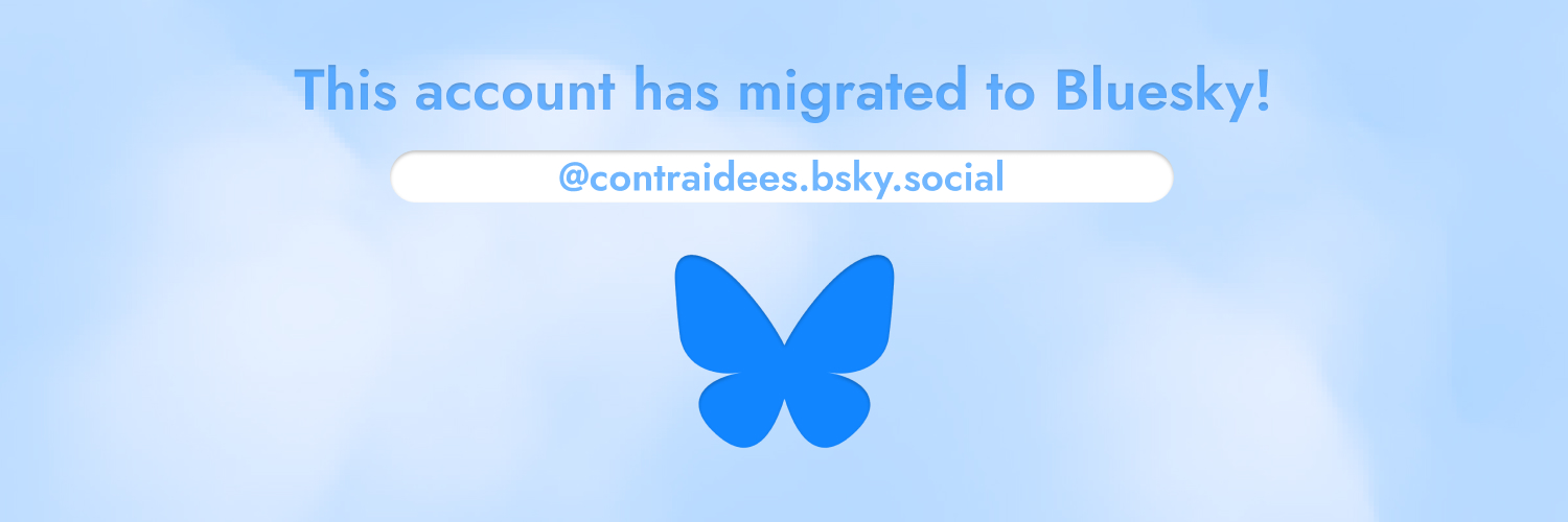 contraidees's profile banner image