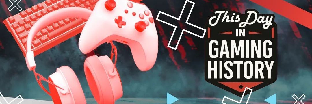 This Day In Gaming History banner