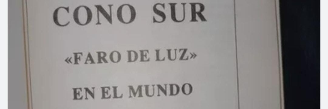 SomoselconoSur Faro de luz en el Mundo. banner