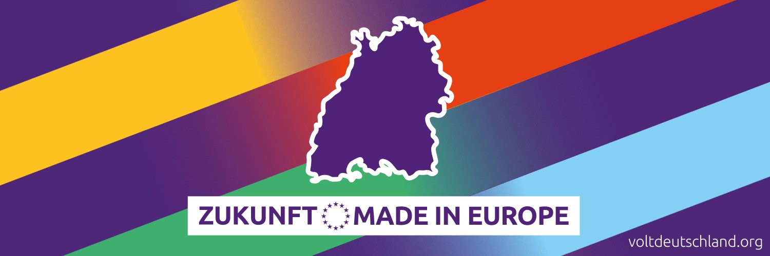 Volt Baden-Württemberg's banner