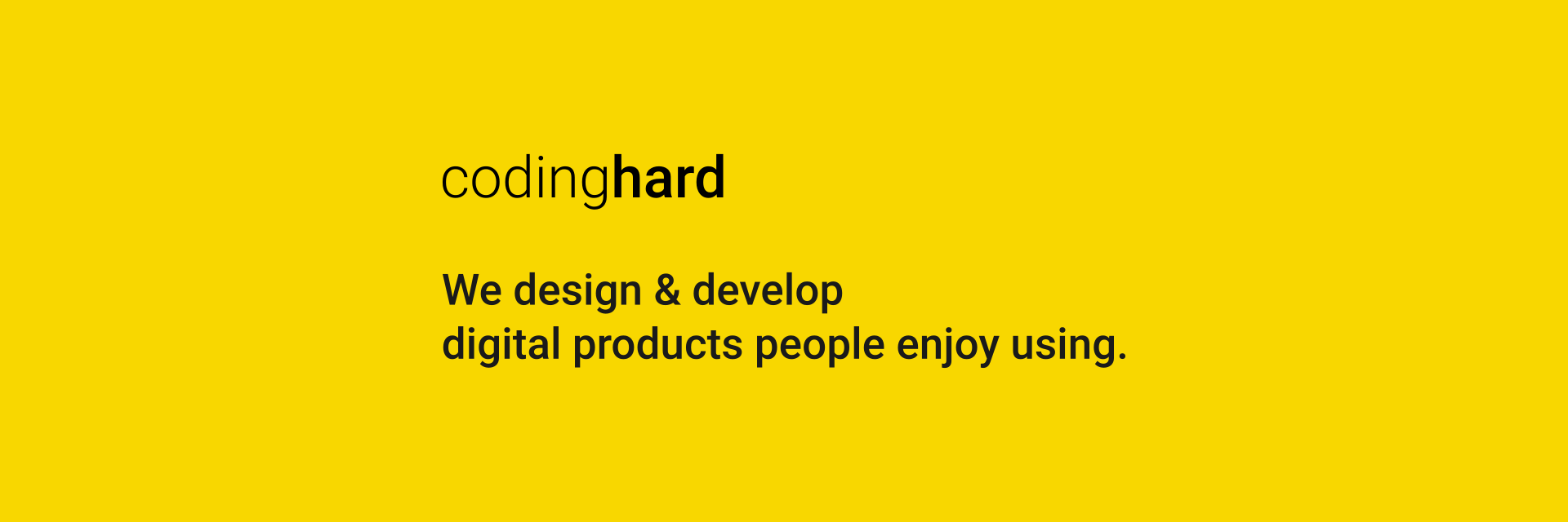 codinghard's profile banner image