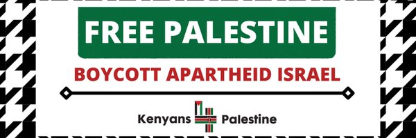 Kenyans4Palestine Profile Banner