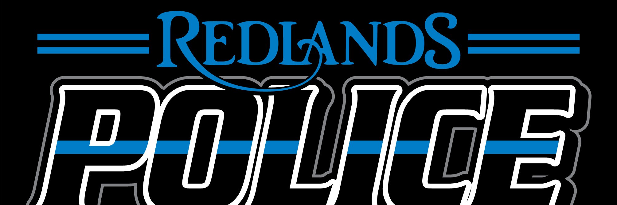 Redlands Police Dept banner