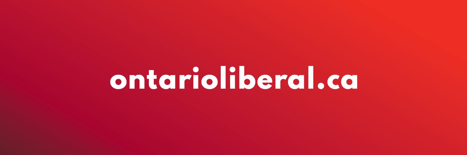 Ontario Liberal Party | Parti Libéral de l'Ontario Profile Banner