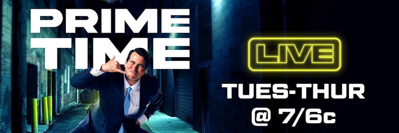 Prime Time with Alex Stein's banner