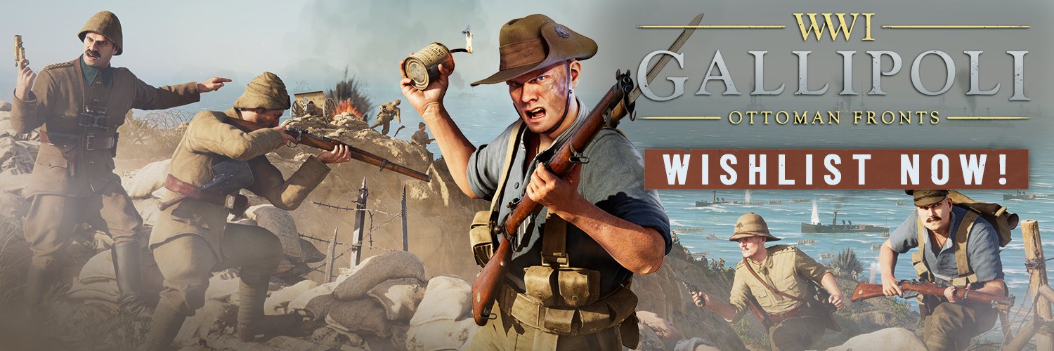 WW1 Game Series - Wishlist Gallipoli now! banner