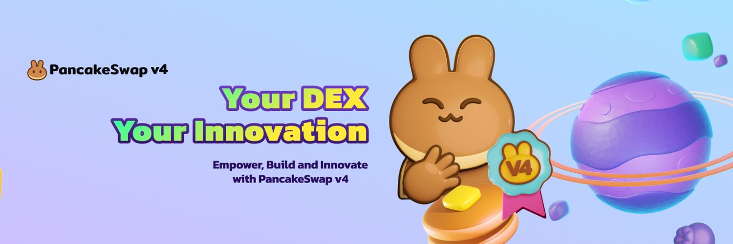 PancakeSwap v4🥞 Profile Banner