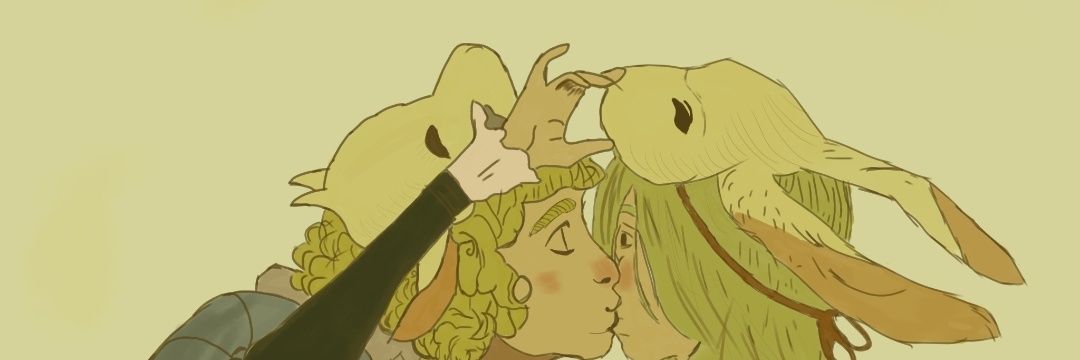 Harper || Birds among bears of bark and leaves banner