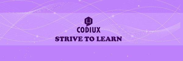codiuxtech Profile Banner