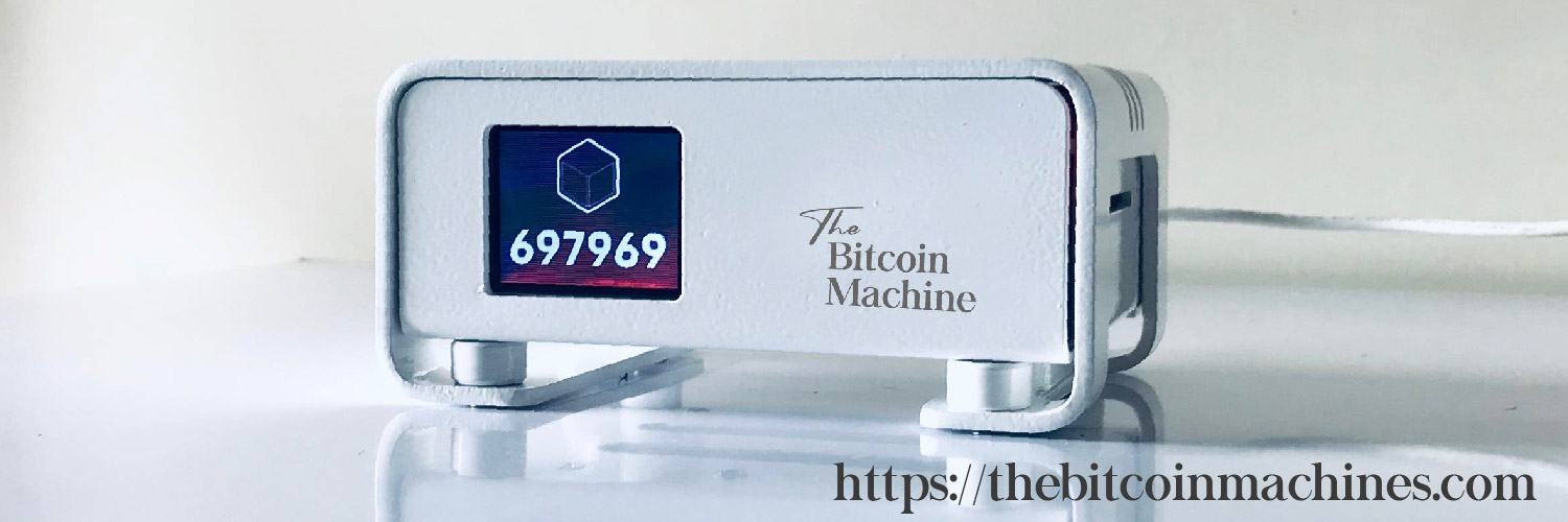 The Bitcoin Machines banner