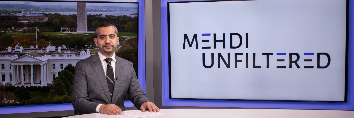 Mehdi Hasan's banner