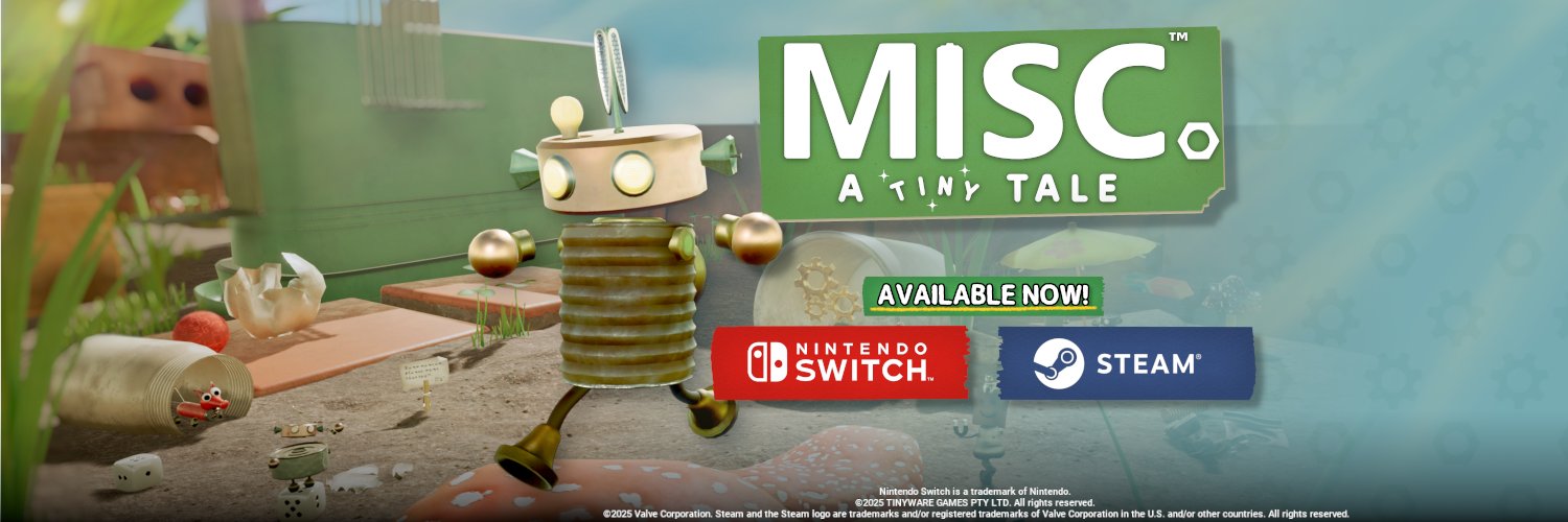 Misc. A Tiny Tale ✨ OUT NOW ON STEAM & SWITCH! banner