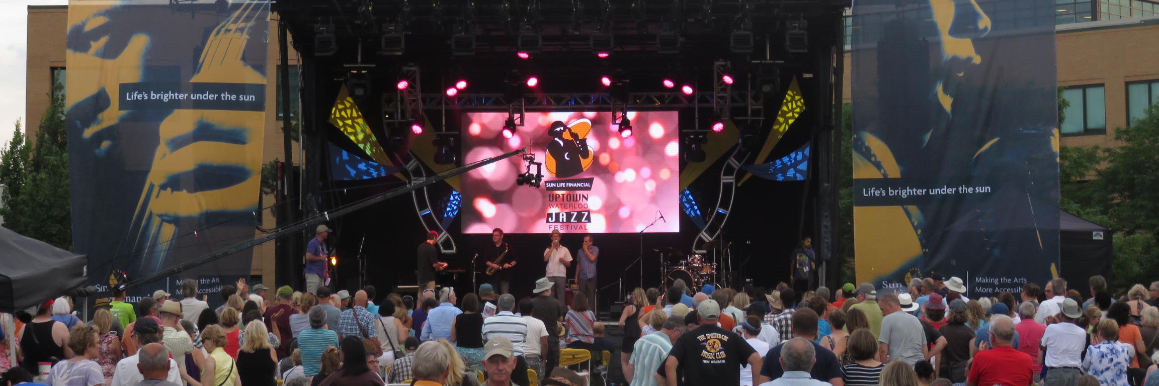 Waterloo Jazz Fest banner