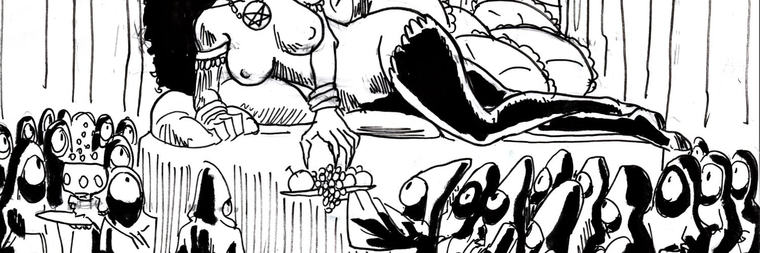 The 3 eyed goat banner