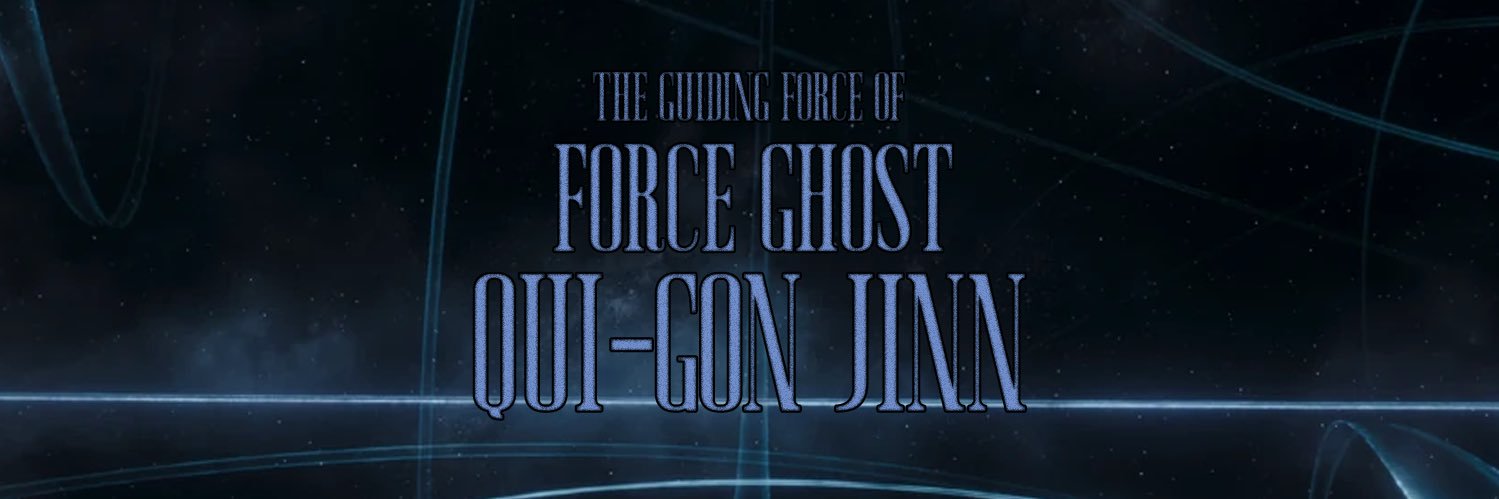 Force Ghost Qui-Gon Jinn banner