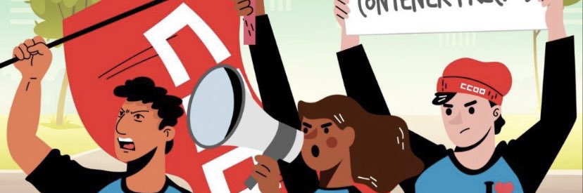 CCOO Primark banner