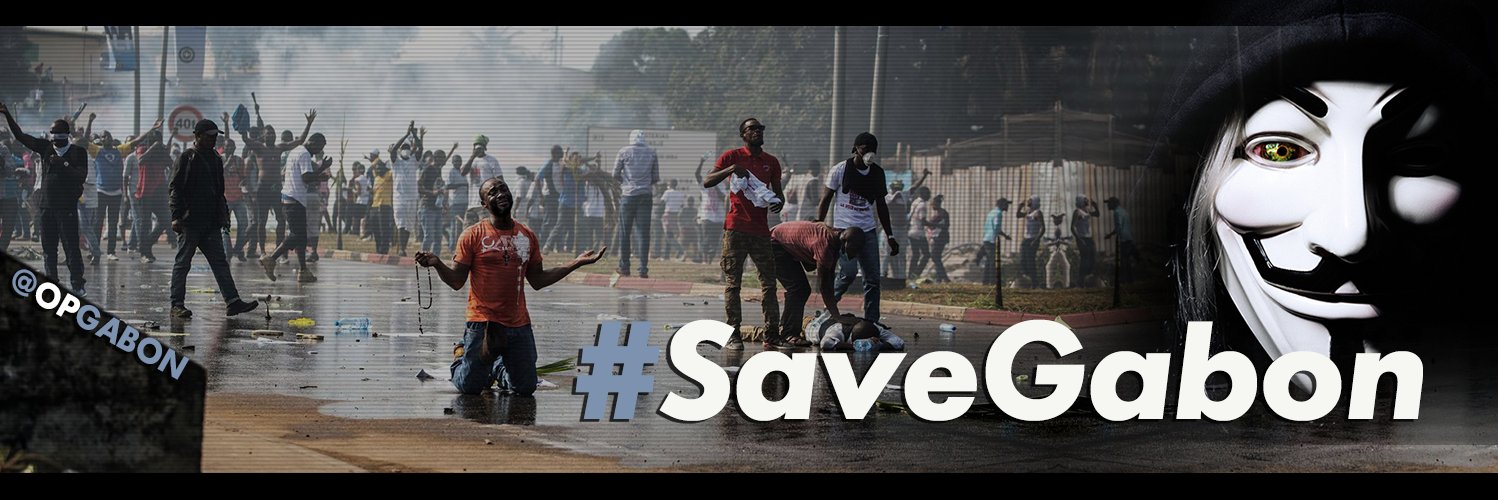 OpGabon precursor of OpDeathEaters banner