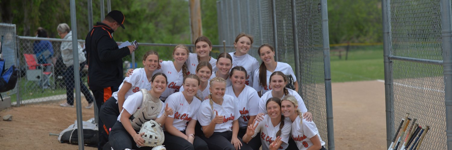 St. Charles Saints Softball banner