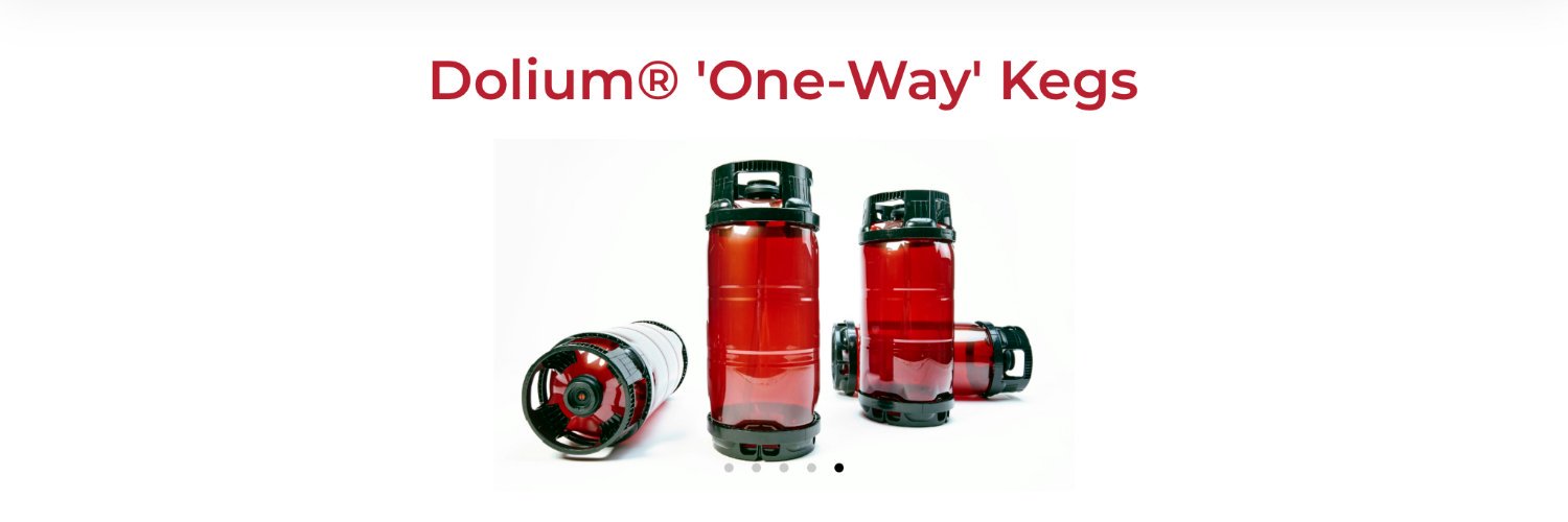 DOLIUM 1 way kegs banner