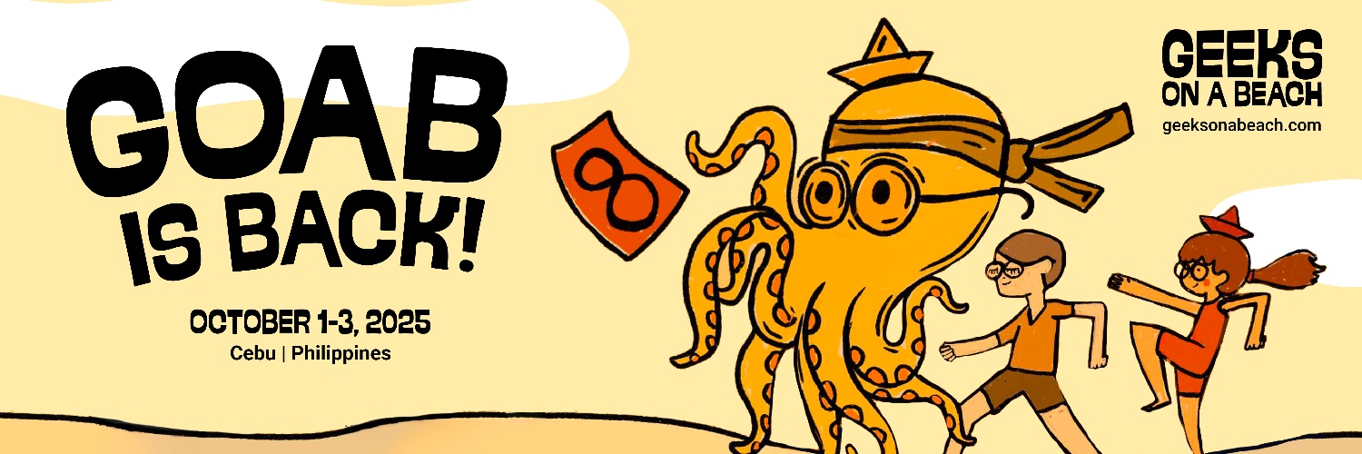 Geeks on a Beach banner