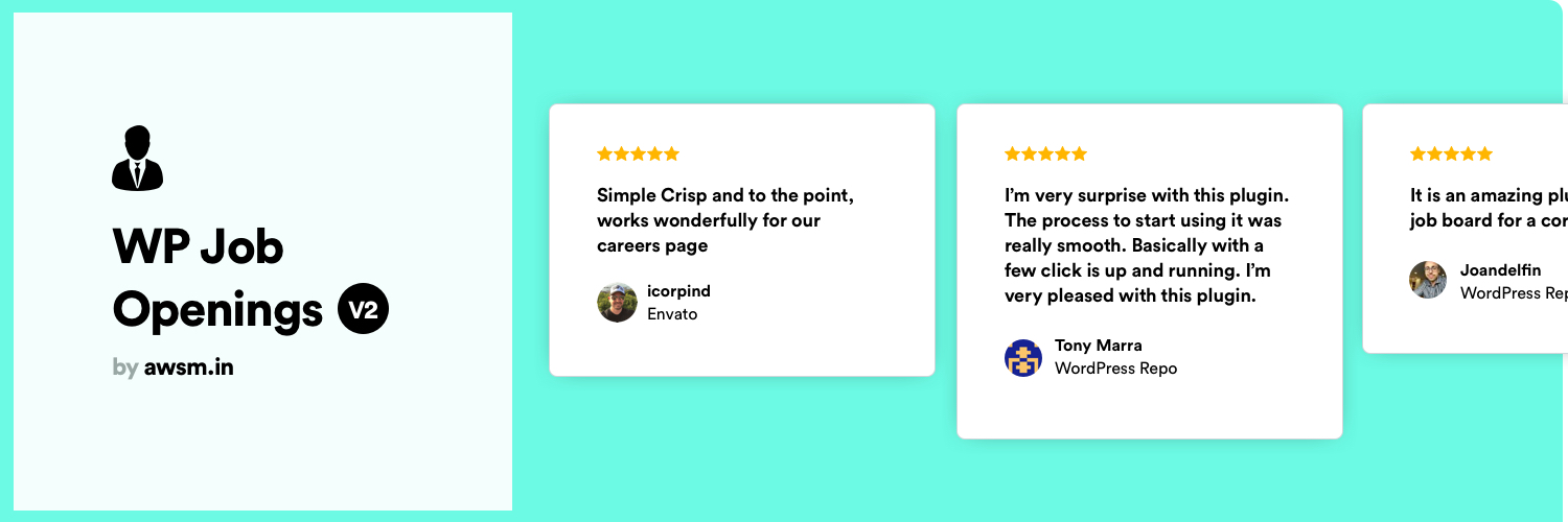 WP Job Openings - WordPress Plugin banner