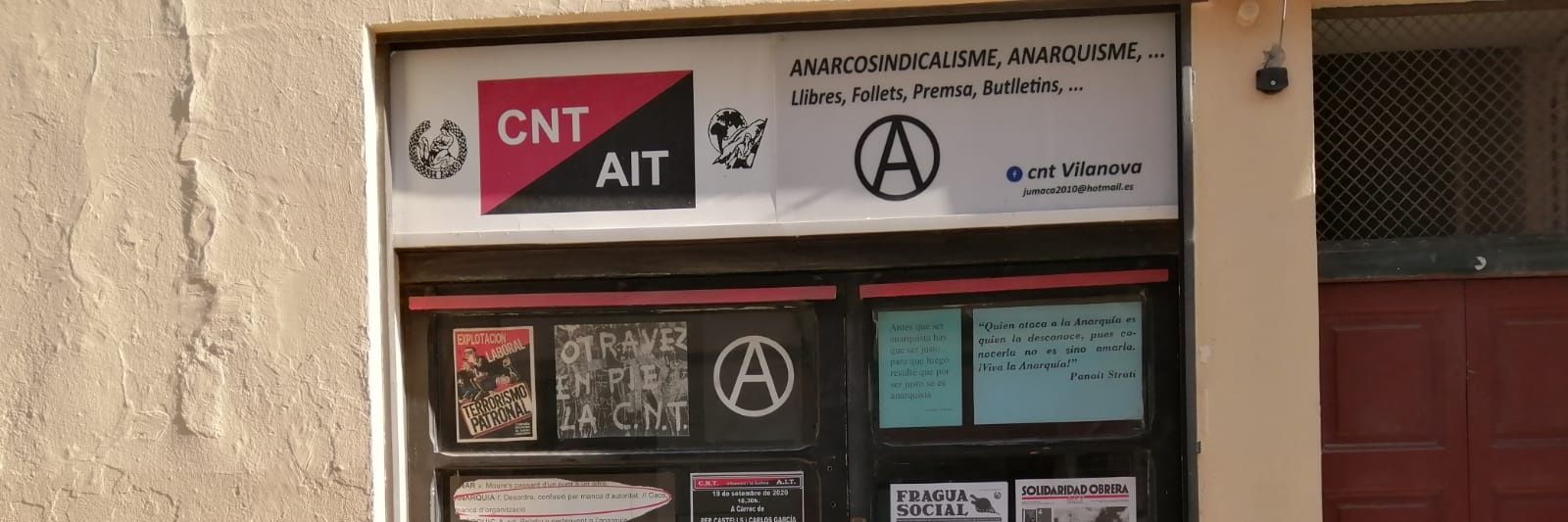 CNT-AIT Vilanova i la Geltrú #PomboLibertad banner