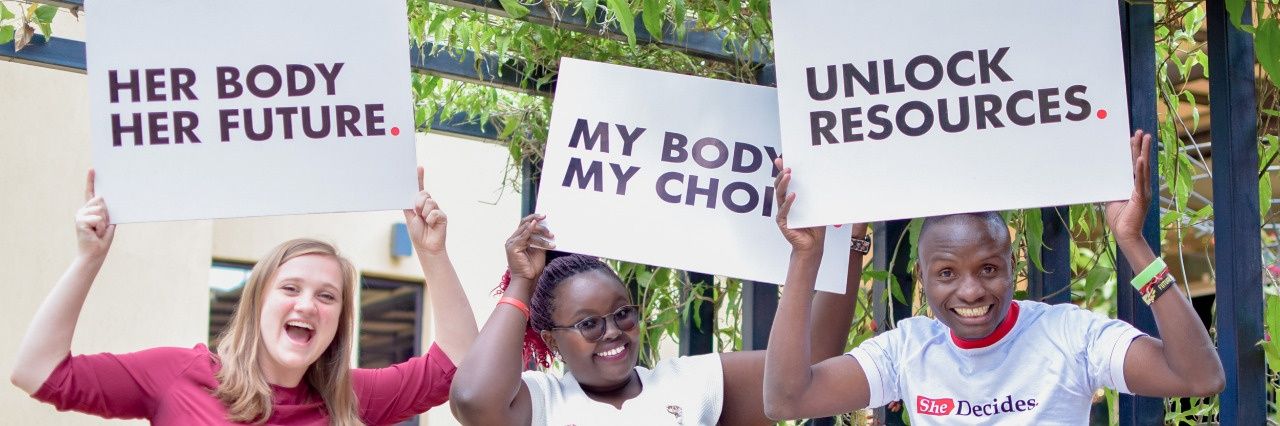 SheDecidesKenya banner