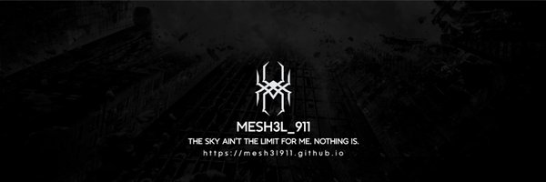 Mesh3l_911 Profile Banner