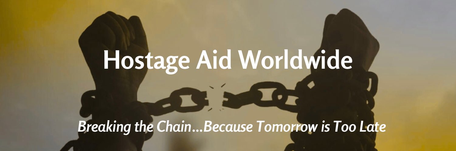 Hostage Aid Worldwide's banner