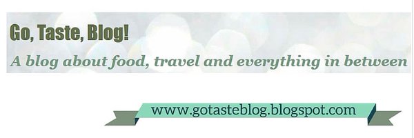 Go, Taste, Blog! Profile Banner