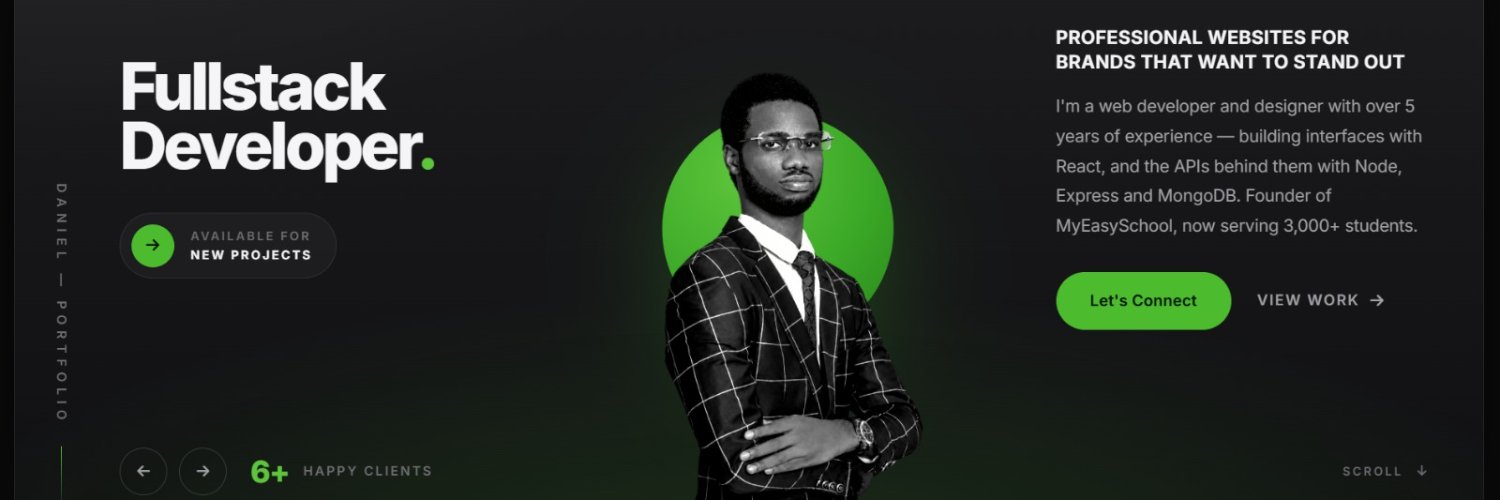 dannycodesng's profile banner image