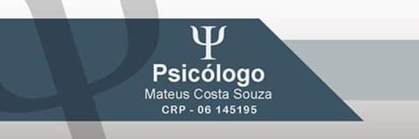 Psicólogo Mateus Costa Souza Profile Banner