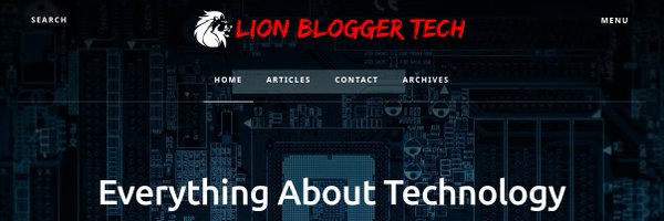 Lion Blogger Profile Banner