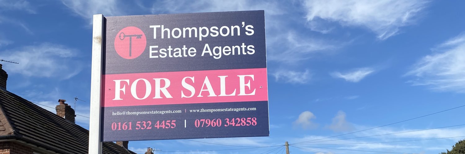 Thompson’s Estate Agents banner