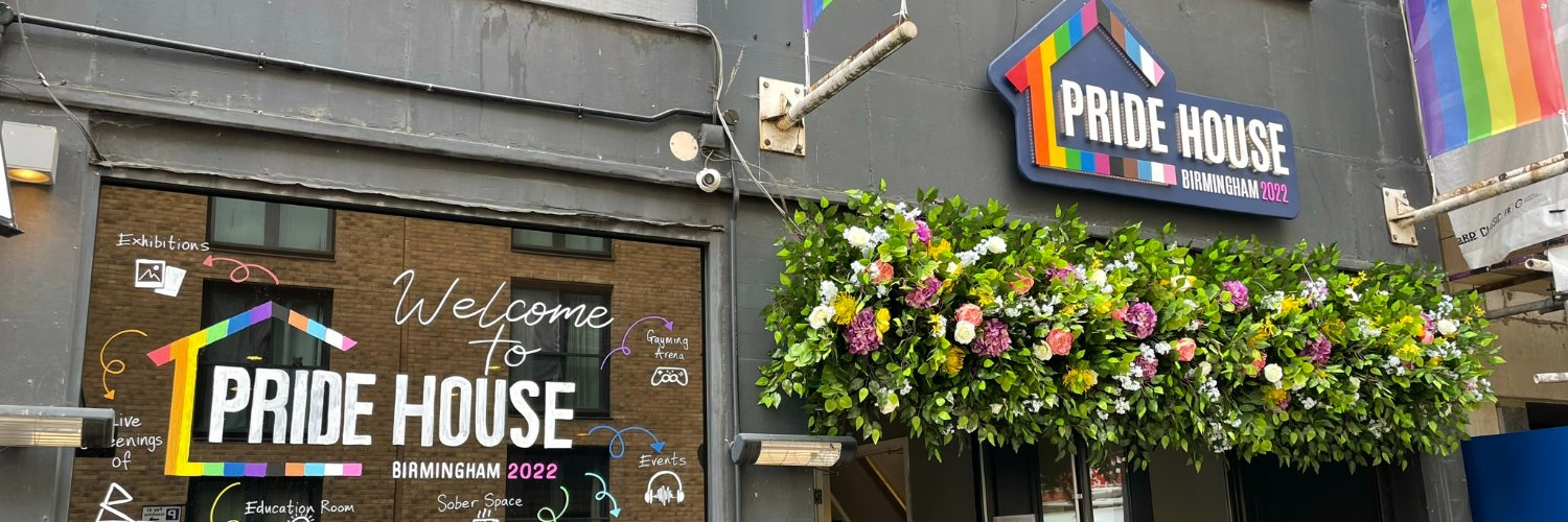 Pride House Birmingham banner