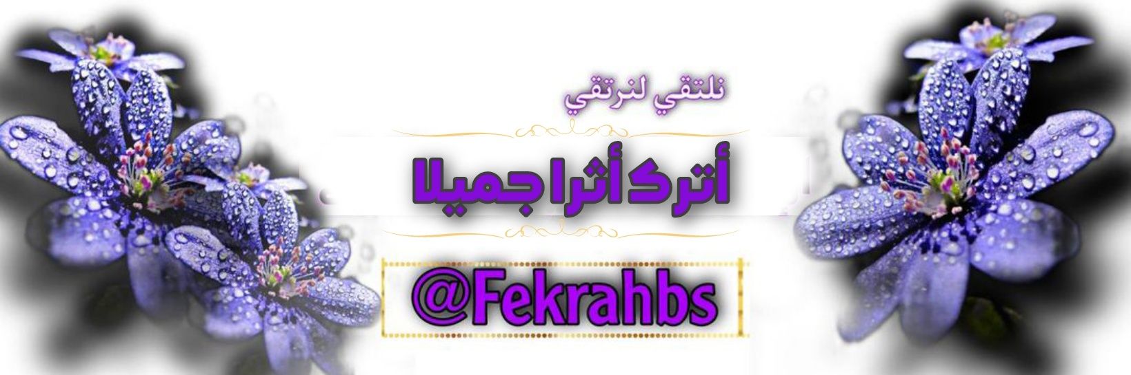 نلتقيـﮯ لنرتقيـﮯ💜 banner