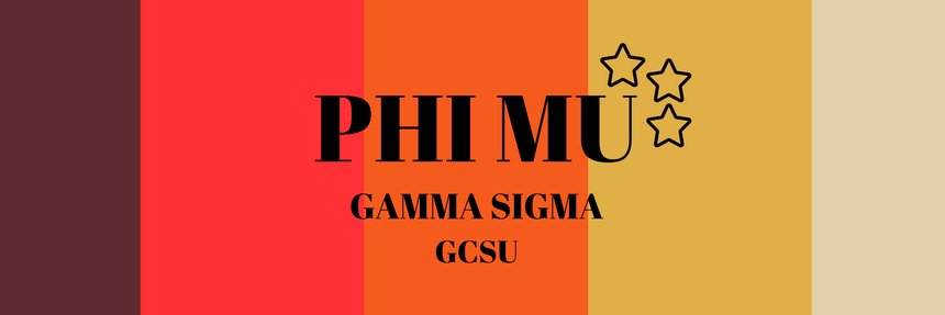 PHI MU - Gamma Sigma banner