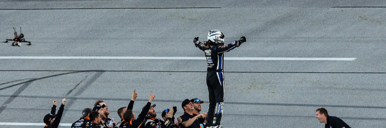 Jeb Burton's banner