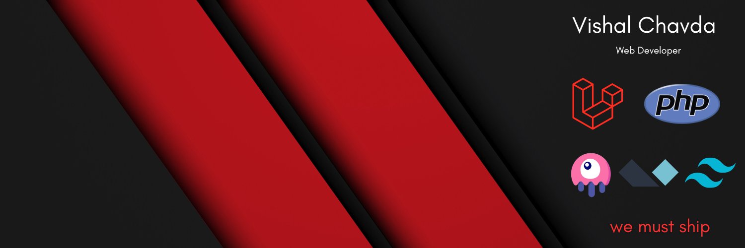 Vishal Chavda 🇮🇳's banner