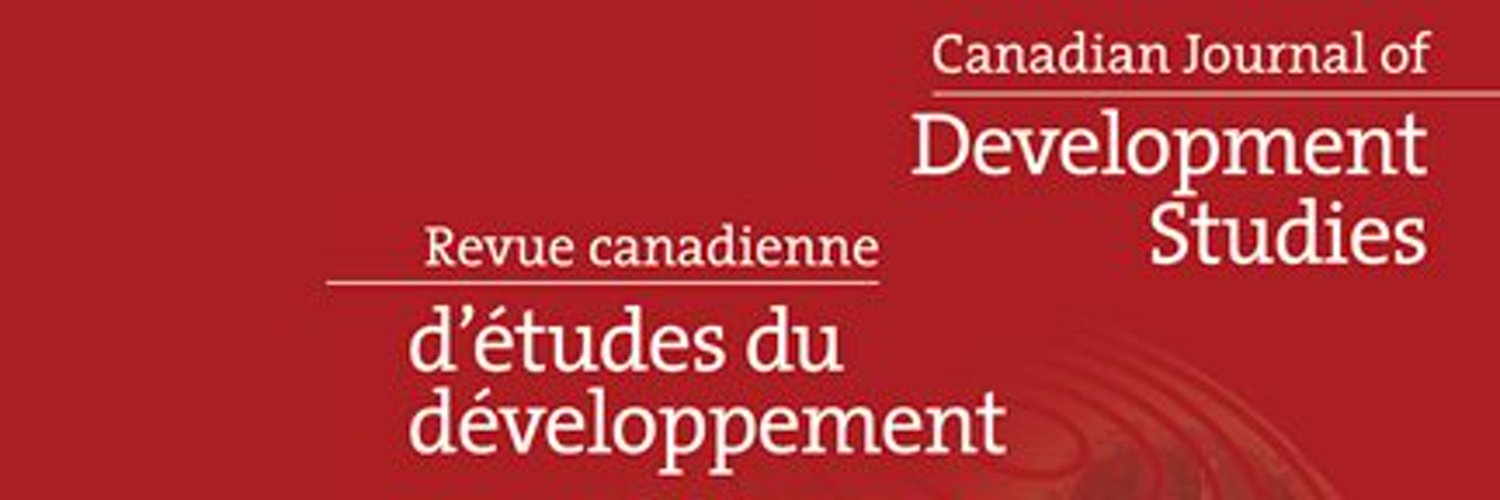 CJDS | Canadian Journal of Development Studies Profile Banner