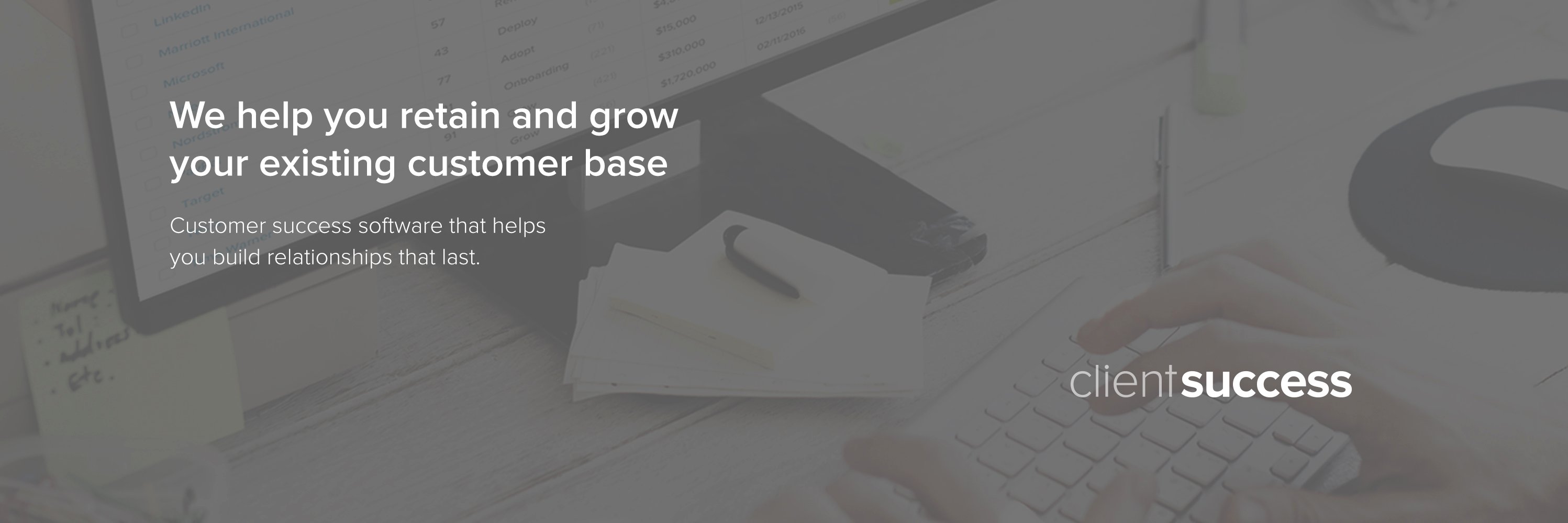 ClientSuccess banner