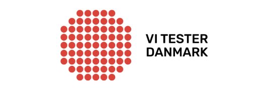 Vi tester Danmark banner