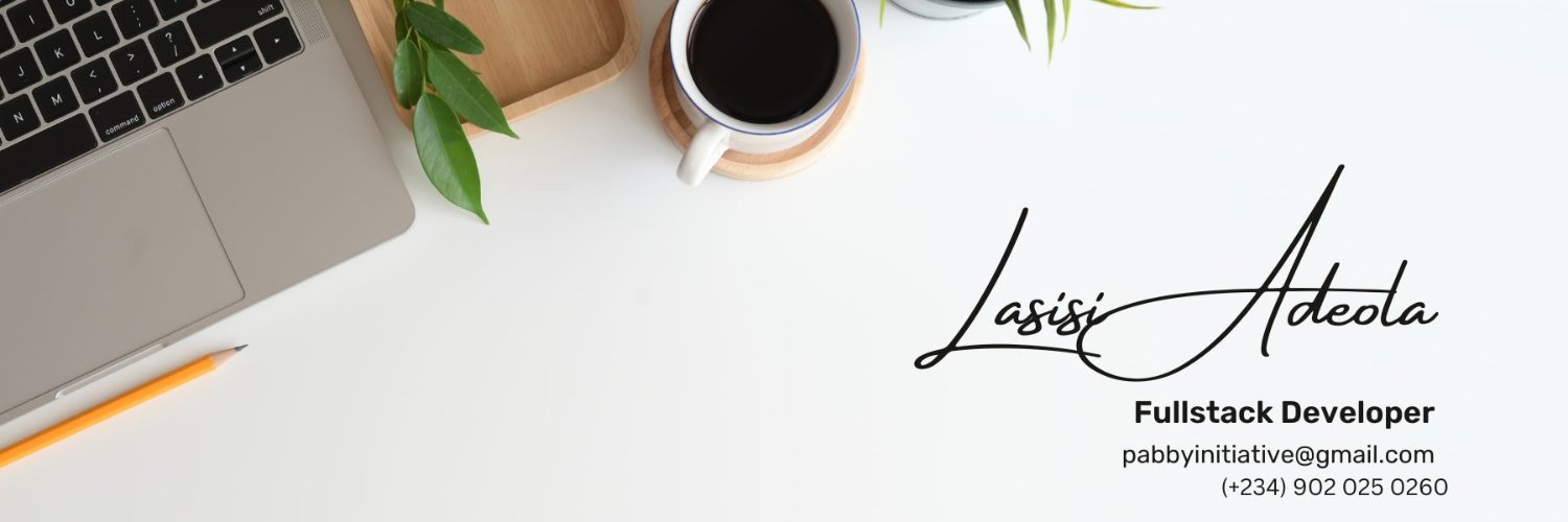 Adeola Lasisi's banner