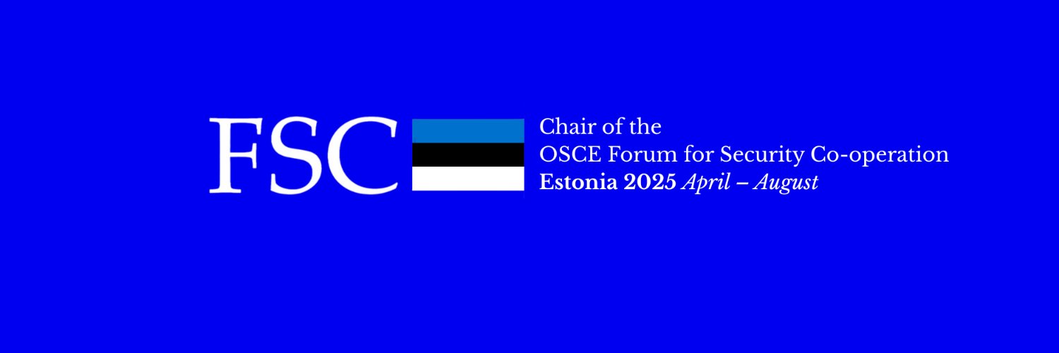 Estonia in the OSCE's banner