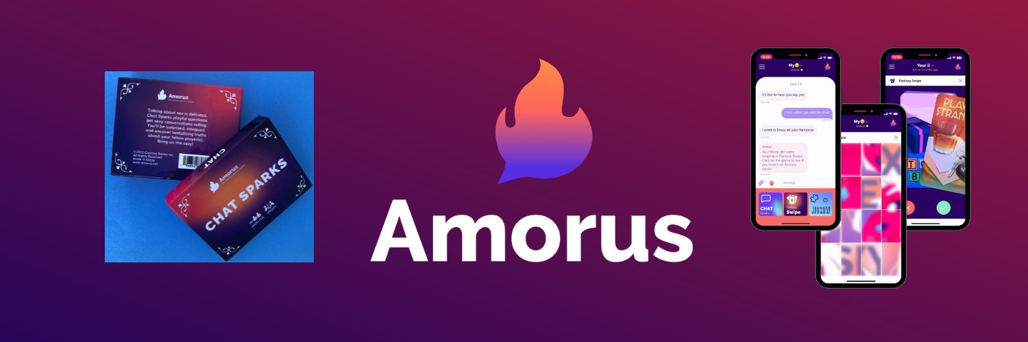 Amorus App banner