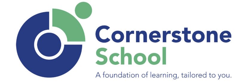 Cornerstone School's banner