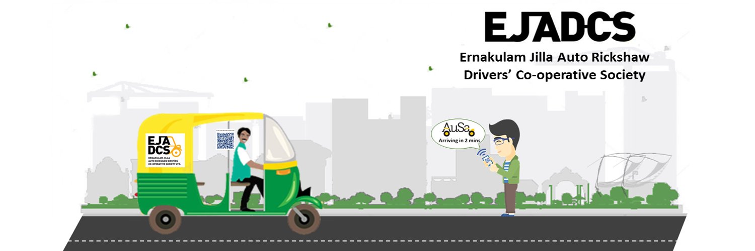 Ernakulam Jilla Auto Drivers' Co-op Society Ltd. banner